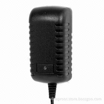AC/DC Adapter for CCTV Camera, with 24W Maximum Output Power, USA-plug, Sized 74 x 50 x 29mm
